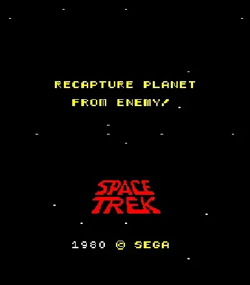 Space Trek (upright)-MAME 2003